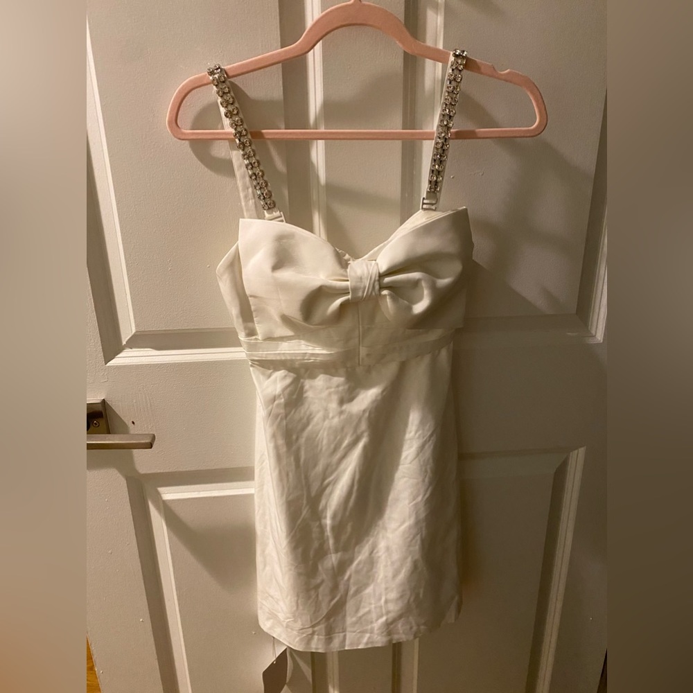 Self Portrait BOW mini dress